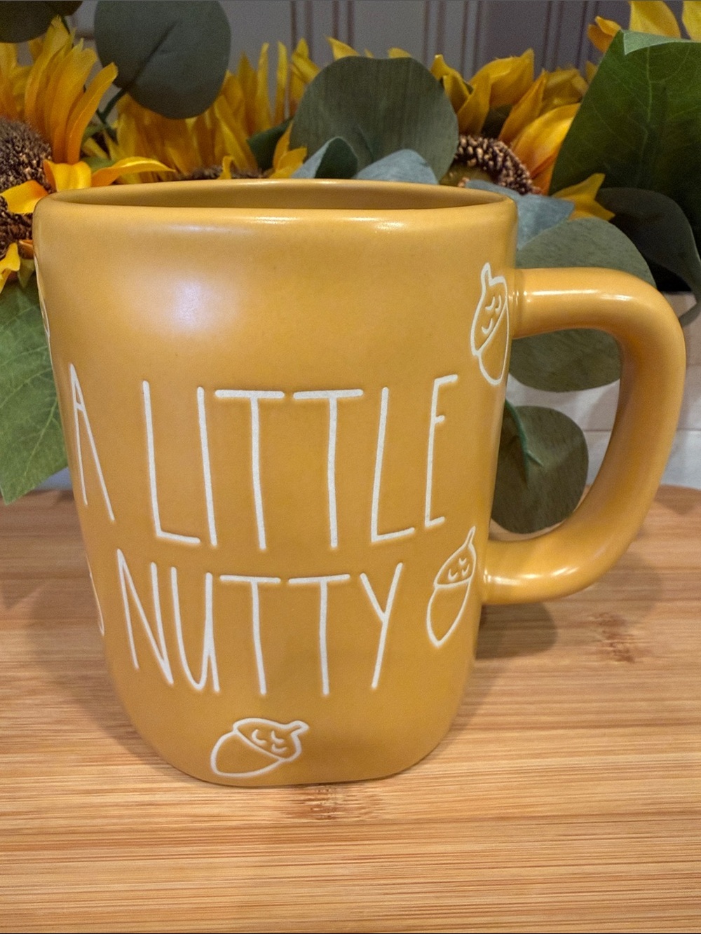 Rae Dunn"A Little Nutty" Ceramic Mug